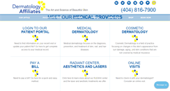 Desktop Screenshot of dermatologyaffiliates.com